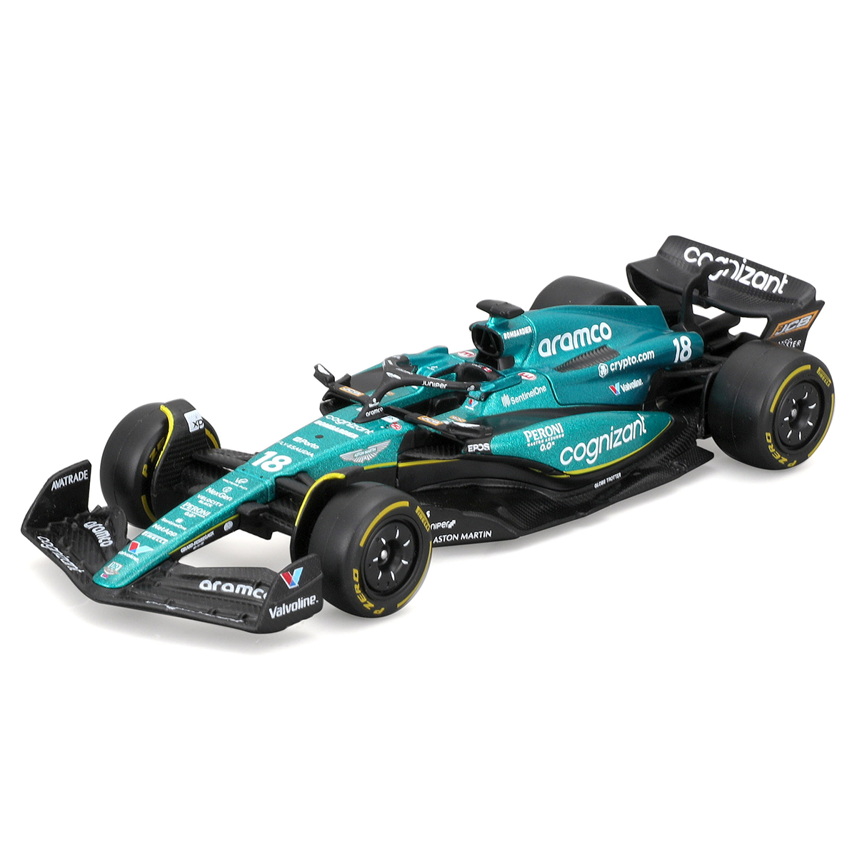 Автомодель Bburago Aston Martin AMR23 2023 1:43 — превʼю 9