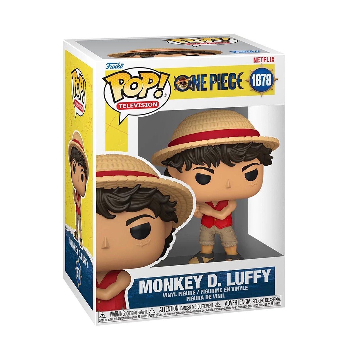 Колекційна ігрова фігурка аніме Funko POP One Piece Luffy - Луффі — превʼю 1