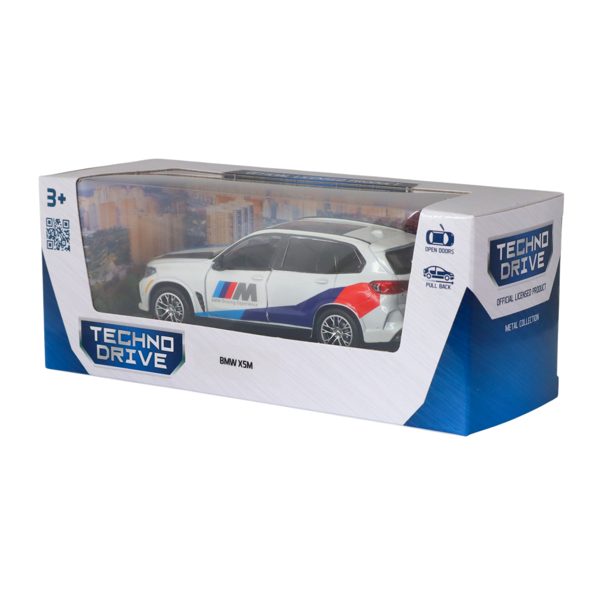 Автомодель BMW X5 M Techno Drive металева 1:43 Біла — превʼю 4