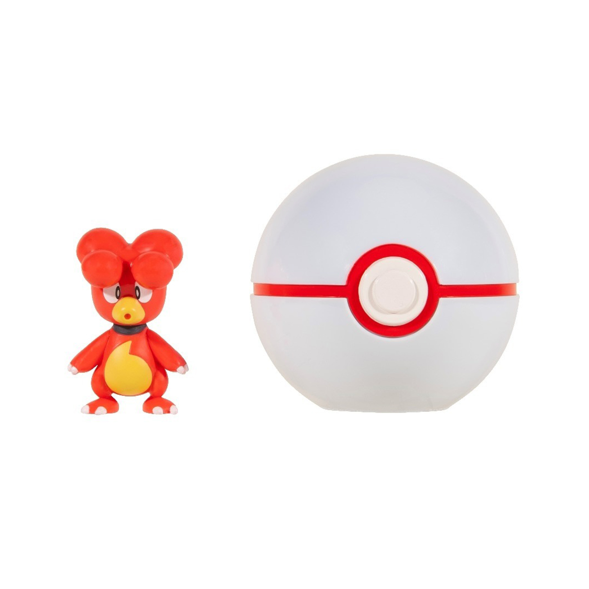 Ігровий набір Pokemon W15 Магбі з покеболом Jazwares 5 см фігурка Червоний — превʼю 2