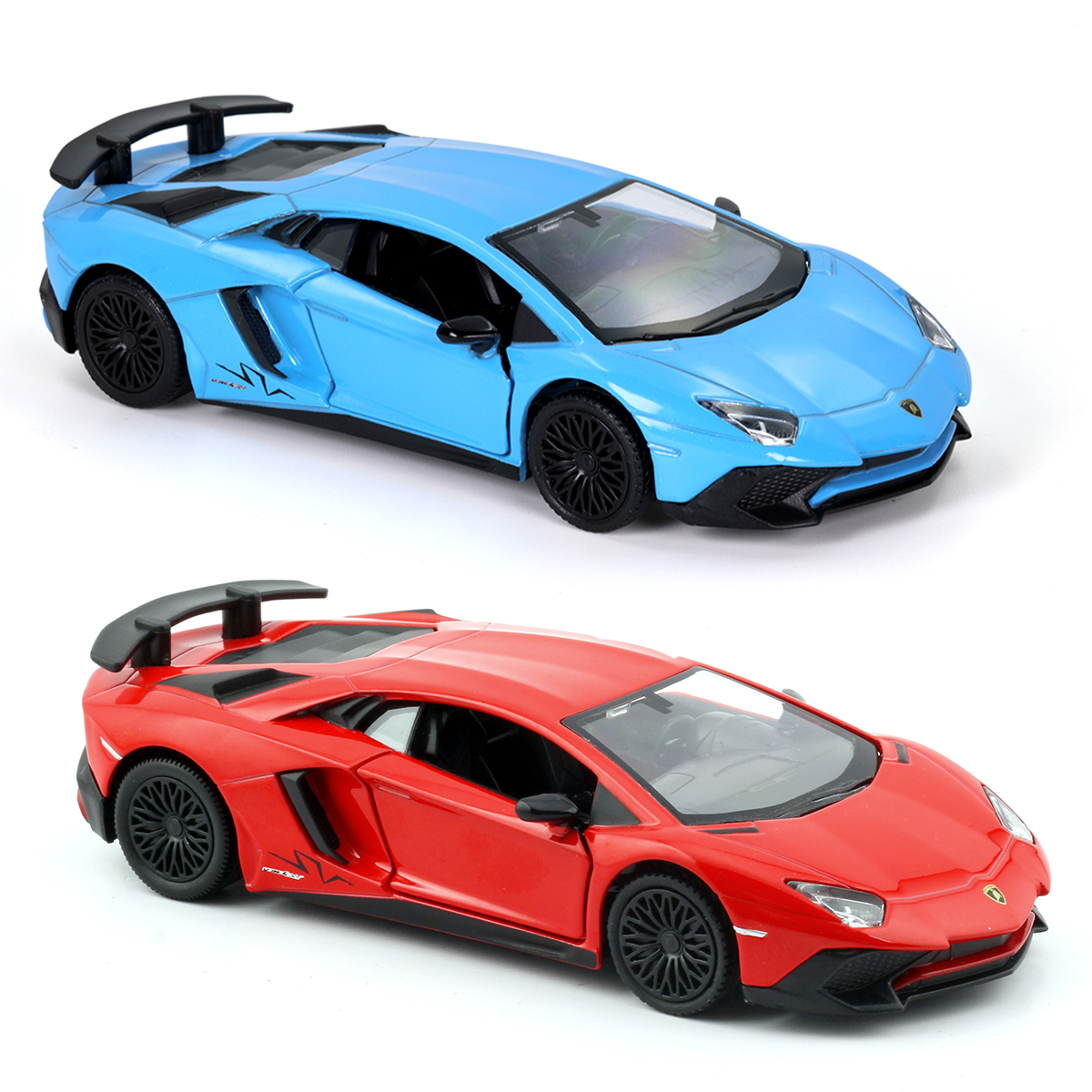Автомодель Lamborghini Aventador Techno Drive металева 12 см Червона — превʼю 7