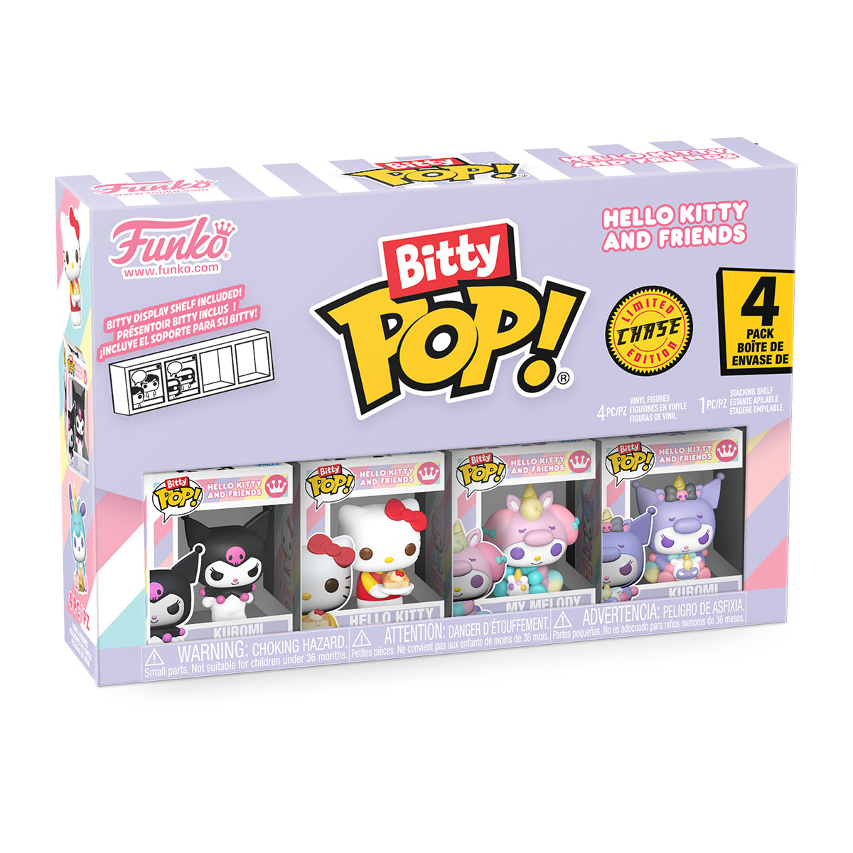 Набір фігурок Funko Bitty Pop — Санріо Куромі (Sanrio Kuromi) — 2.5 см в асортименті — превʼю 3