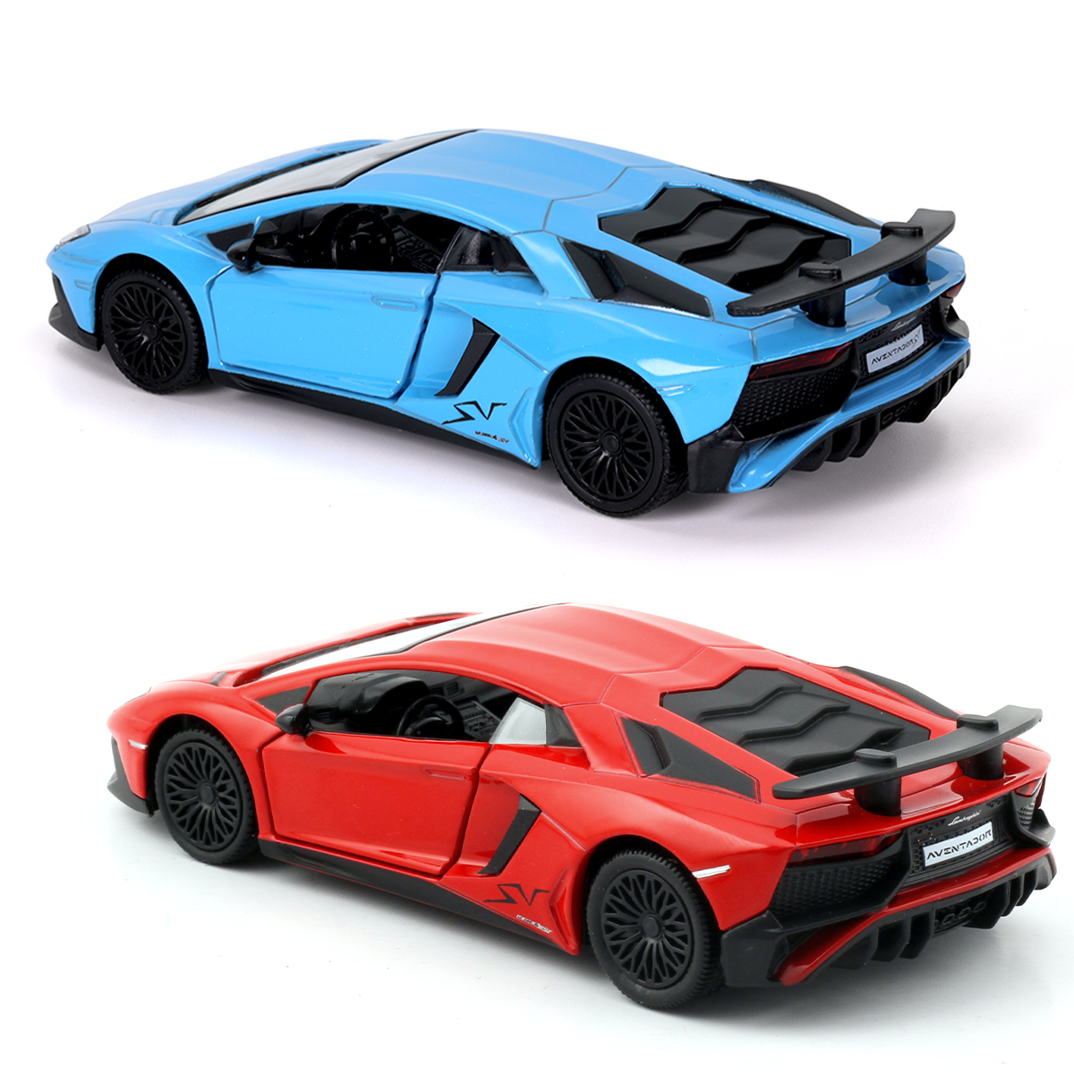 Автомодель Lamborghini Aventador Techno Drive металева 12 см Червона — превʼю 3