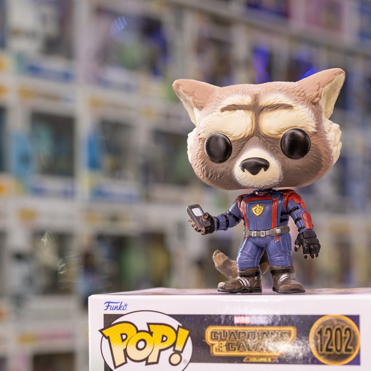 Фігурка Funko Pop — Єнот Ракета (Rocket Raccoon) — 9,6 см — превʼю 3