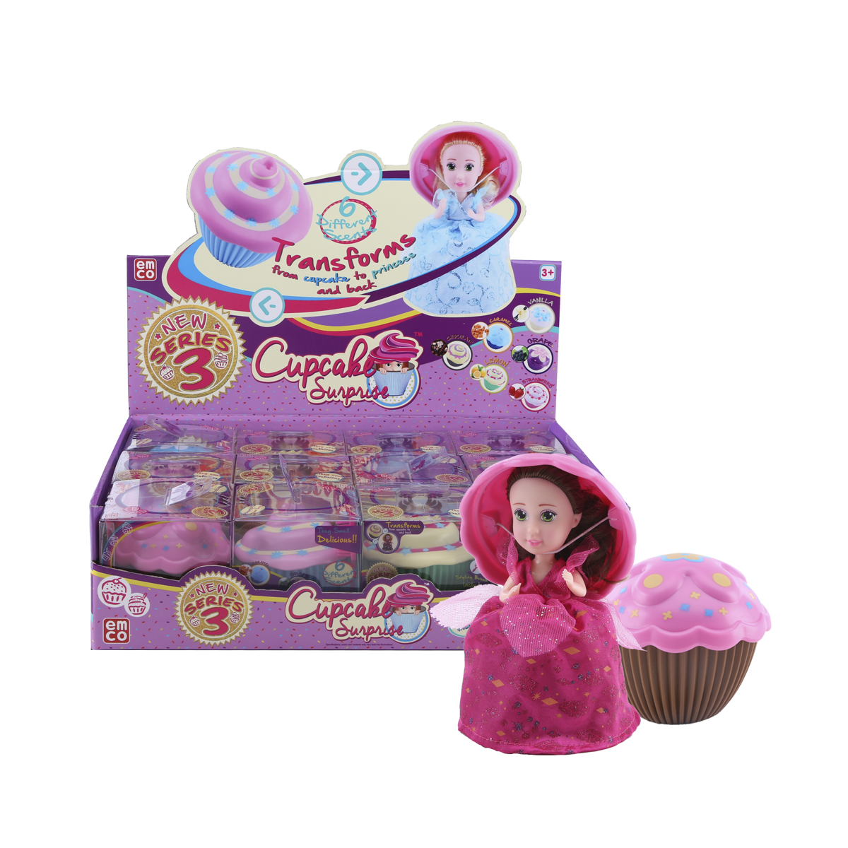 Лялька-сюрприз Cupcake Surprise S3 з ароматом 15 см