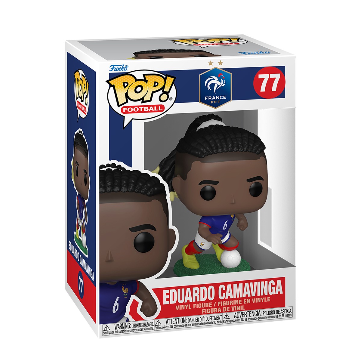 Ігрова фігурка Funko POP Football - Eduardo Camavinga Едуардо Камавінга — превʼю 1