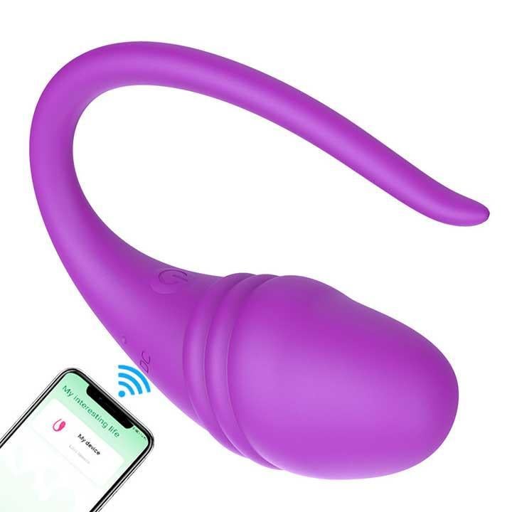 Смарт-віброяйце Love Spouse для точки G з USB зарядкою для жінок фіолетове