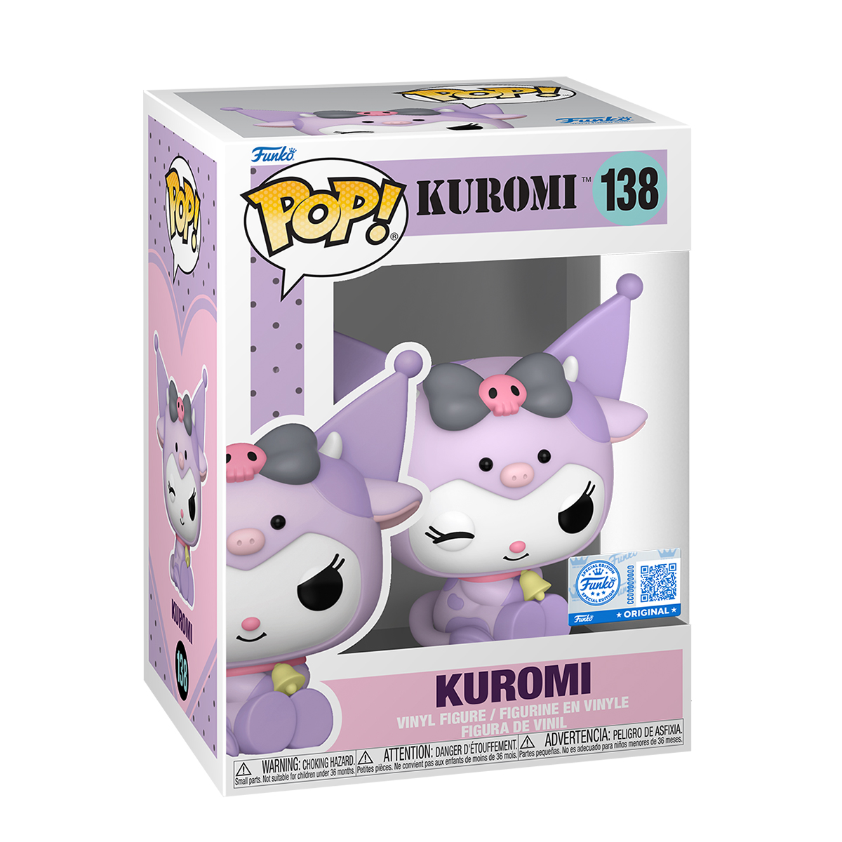 Ігрова фігурка Funko POP Sanrio Hello Kitty Kuromi косплей корівки Колекційна — превʼю 1