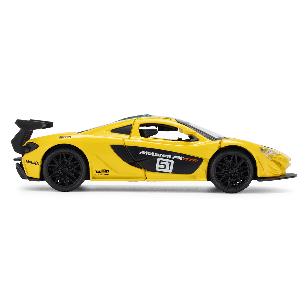 Автомодель McLaren P1 Techno Drive 1:24 Жовта — превʼю 10