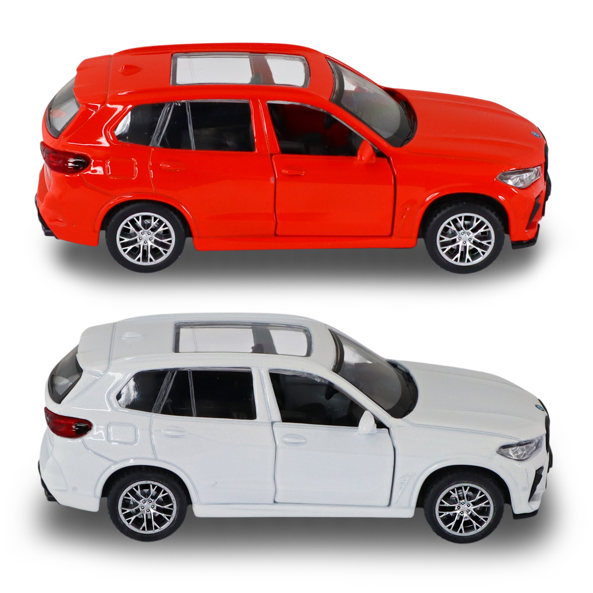 Автомодель BMW X5 M Techno Drive металева 1:43 pull-back Біла — превʼю 12