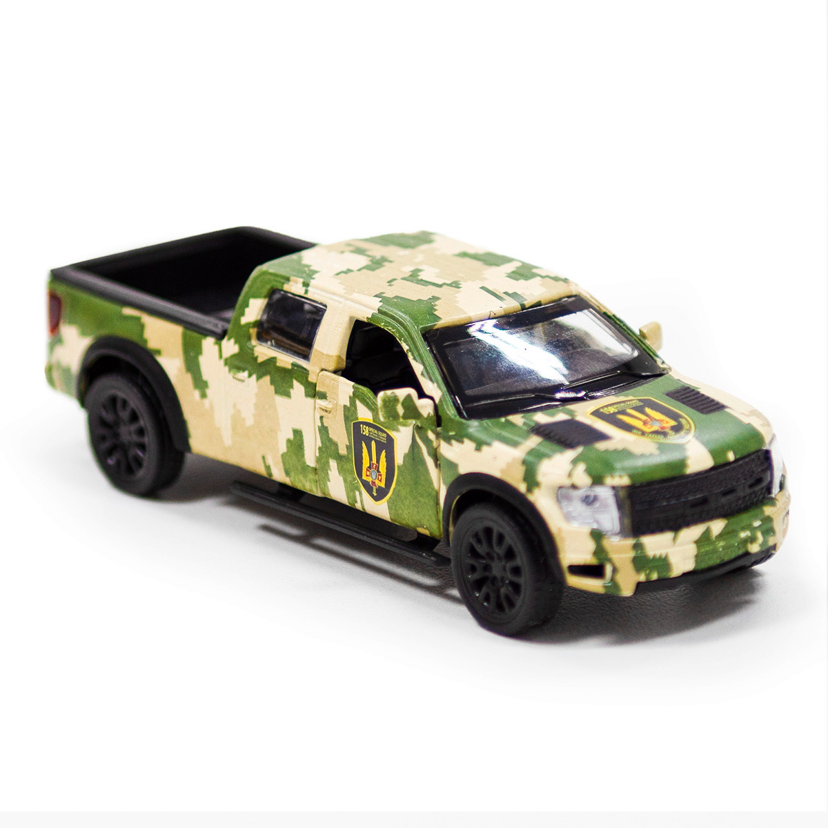 Автомодель Ford F-150 SVT Raptor Мілітарі Techno Drive металева — превʼю 8