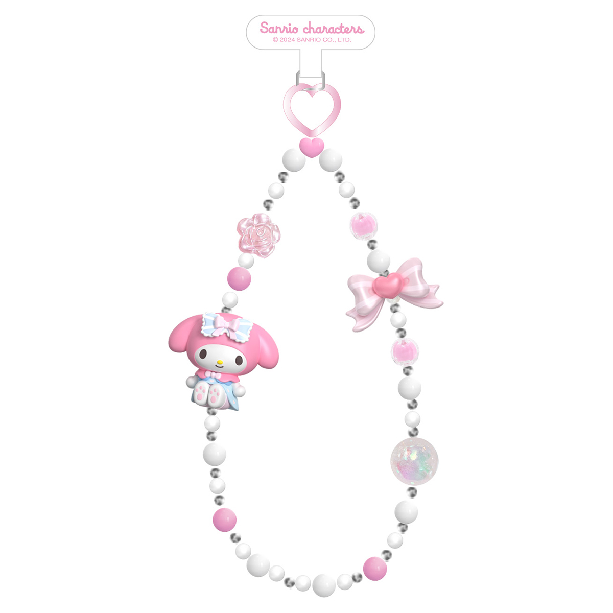 Ланцюжок для телефону Pop Top Hello Kitty та друзі Рожевий-Білий 18 см — превʼю 5
