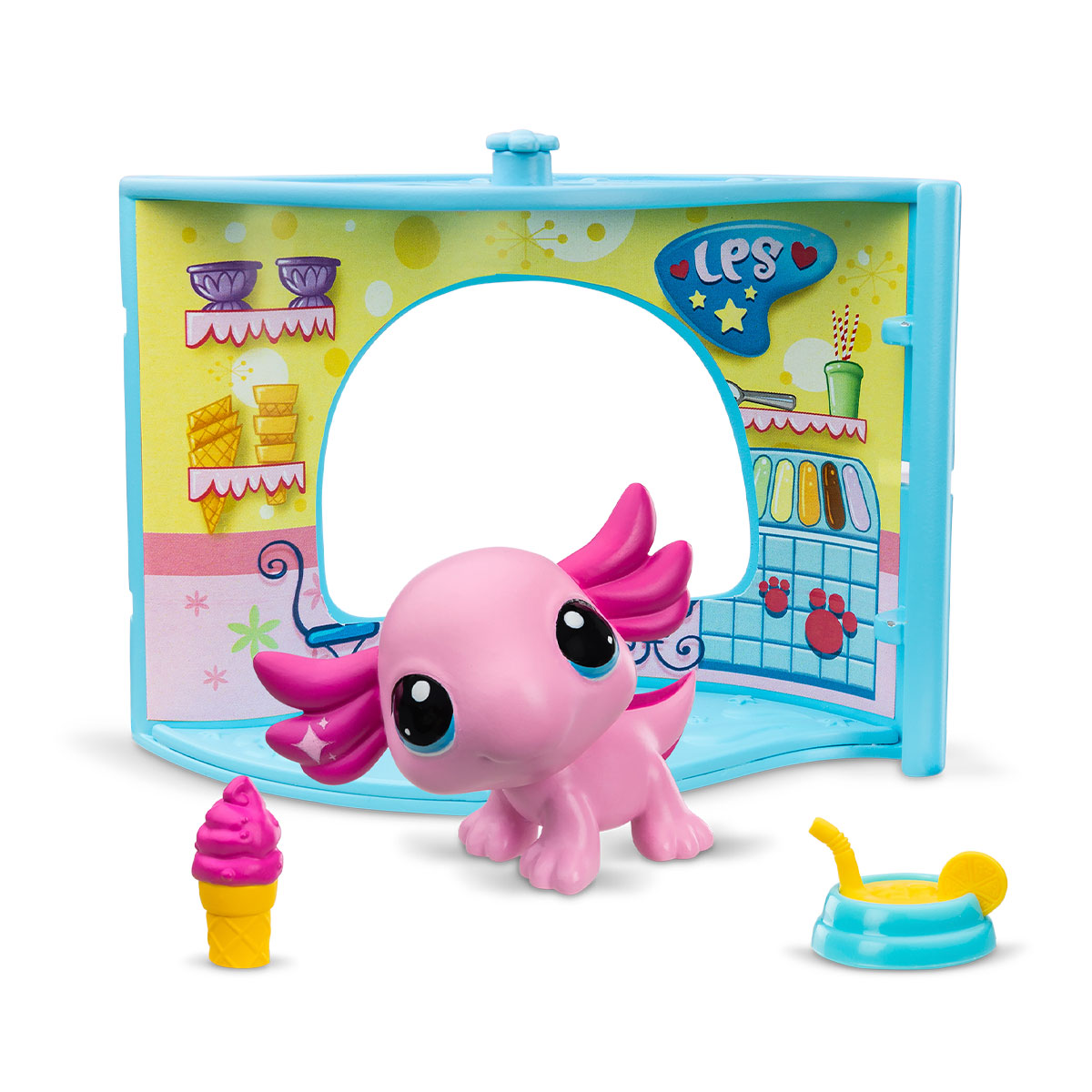Ігровий набір Крамничка морозива дитячий Hasbro Littlest Pet Shop з фігуркою — превʼю 2