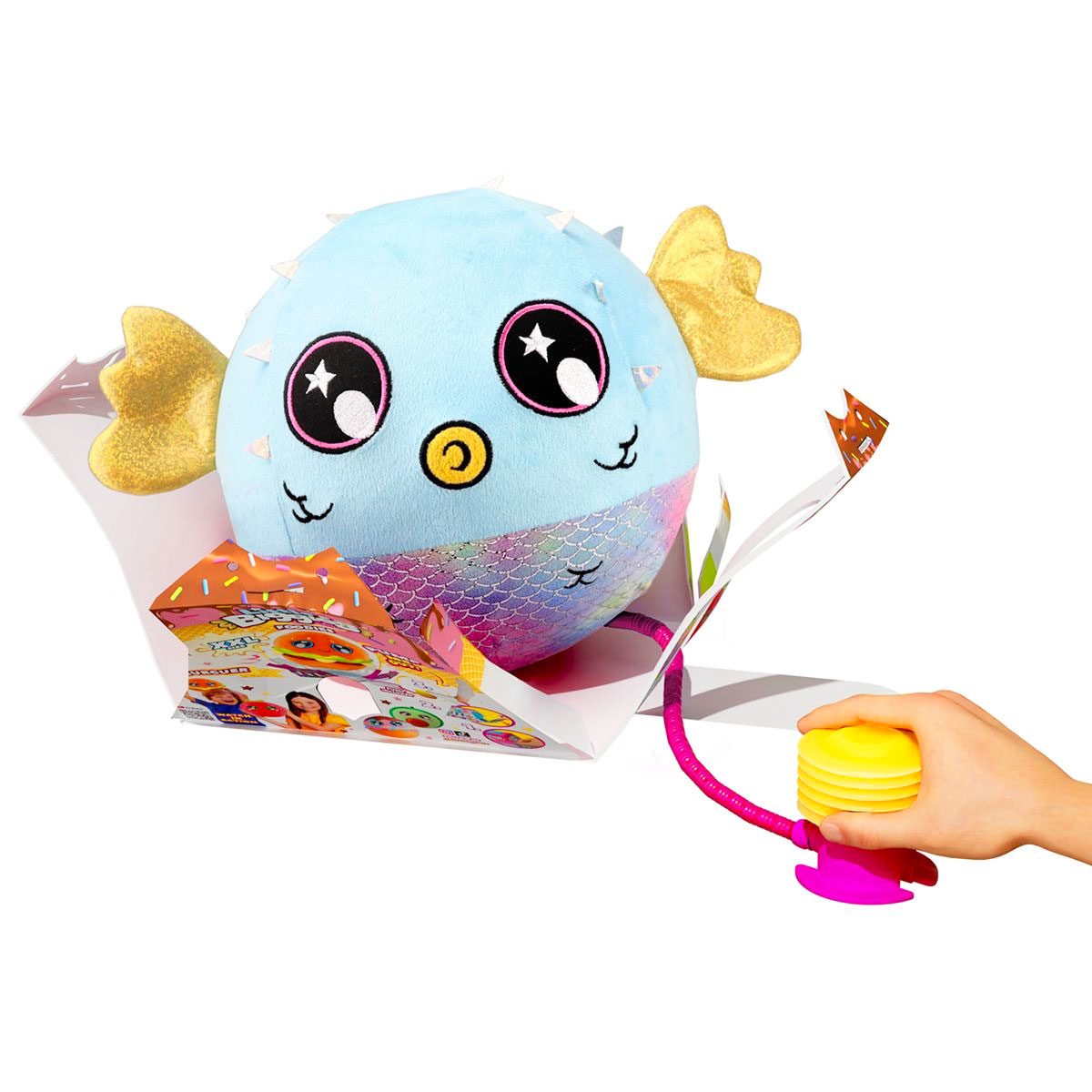 Надувна іграшка Риба Фугу Little Fantasy Biggies 22 cm з насосом у комплекті — превʼю 4