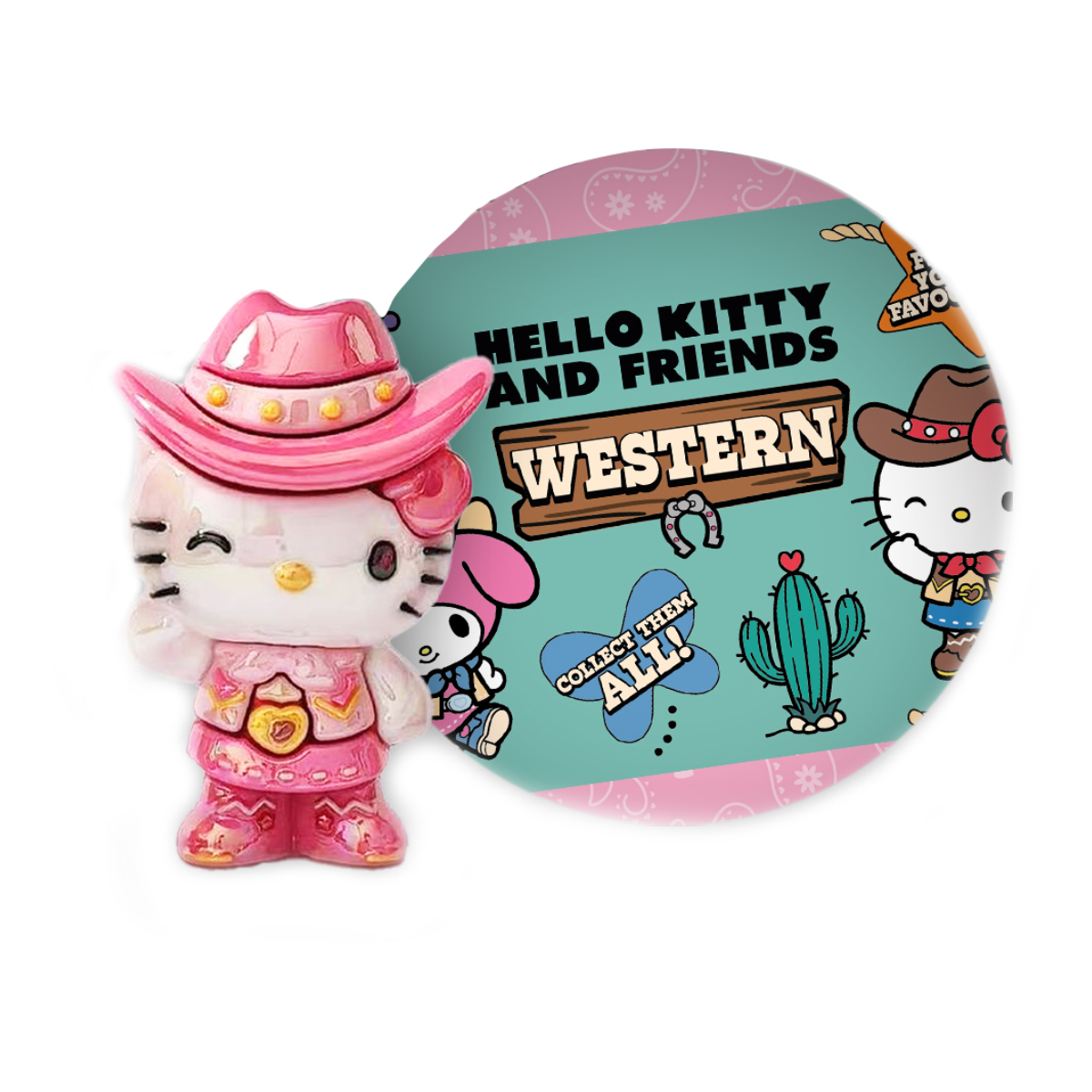 Фігурка-сюрприз Hello Kitty Зірки Вестерну 6 см Cool Things