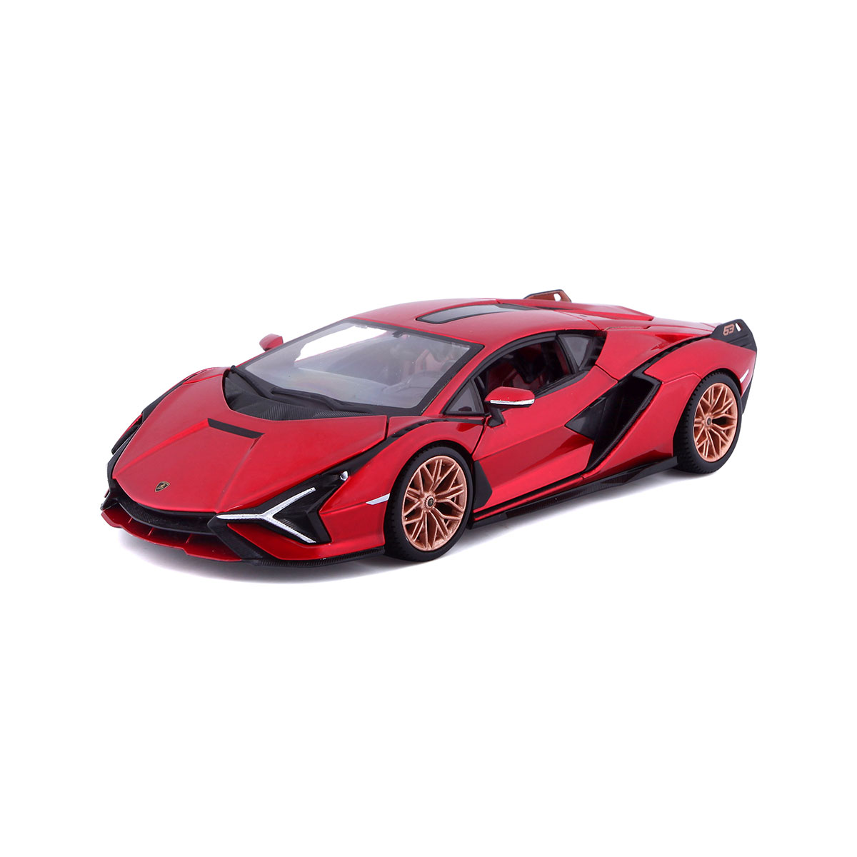 Автомодель Bburago Lamborghini Sian FKP 37 металева 1:24 — превʼю 6