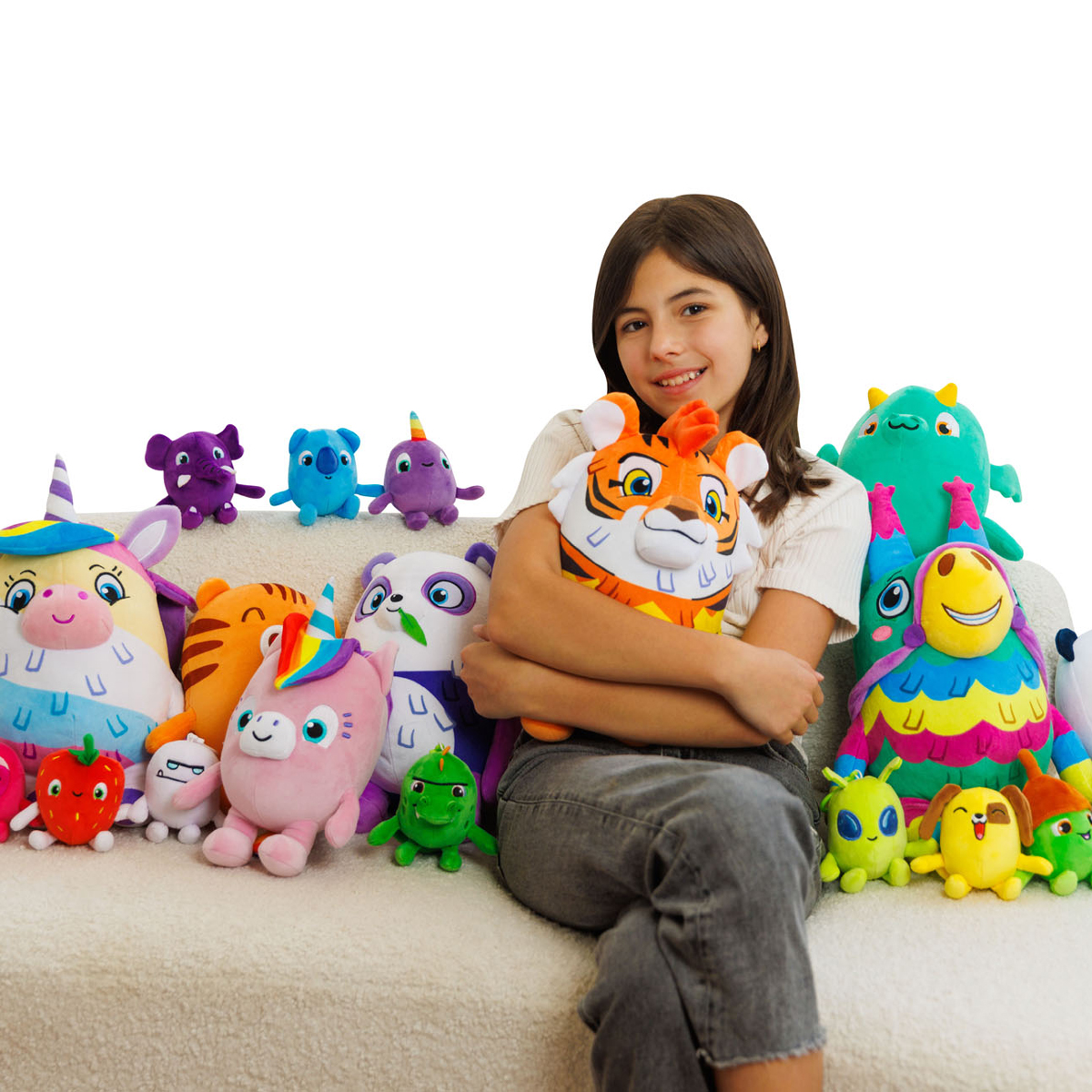 М'яка іграшка Piñata Smashlings — Ґранде Поко (Grande Poco) — на кліпсі — превʼю 3