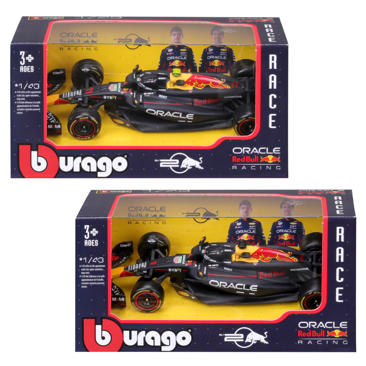Автомодель Bburago Red Bull Racing RB20 2024 1:43 металева
