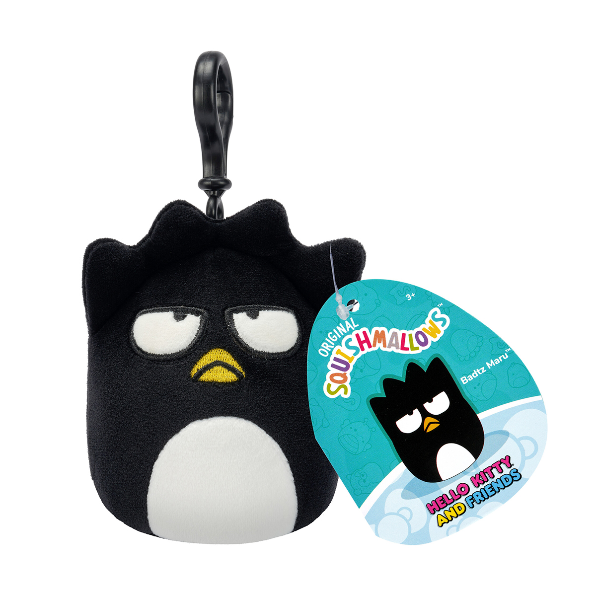М'яка іграшка Squishmallows — Бадз-Мару (Badtz-Maru) — 9 см — превʼю 3
