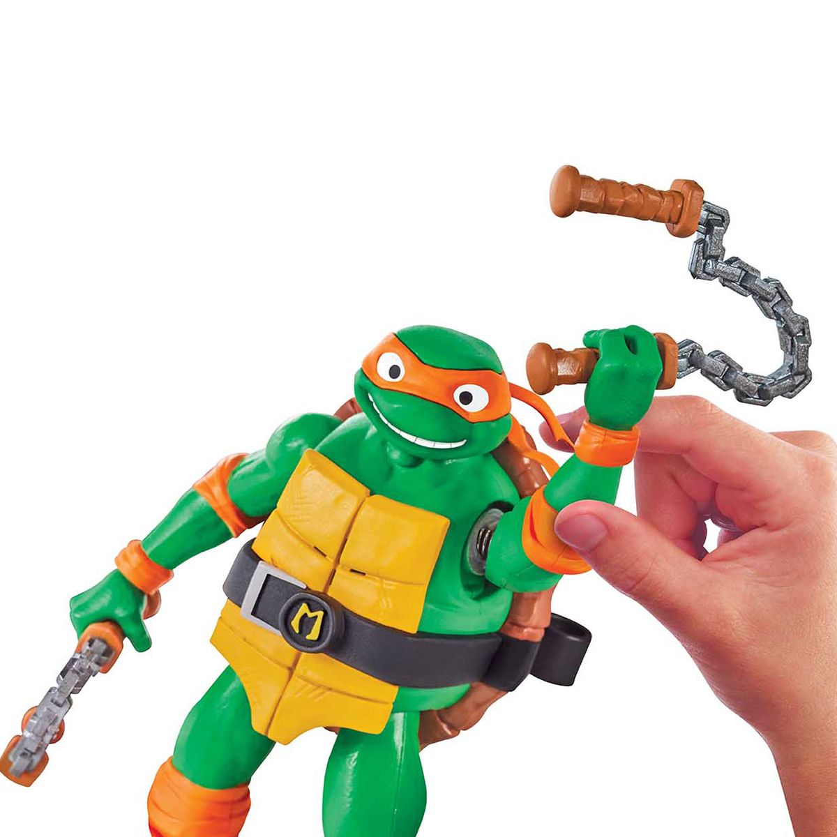 Ігрова фігурка TMNT Мікеланджело 14 см зі звуковими ефектами — превʼю 2