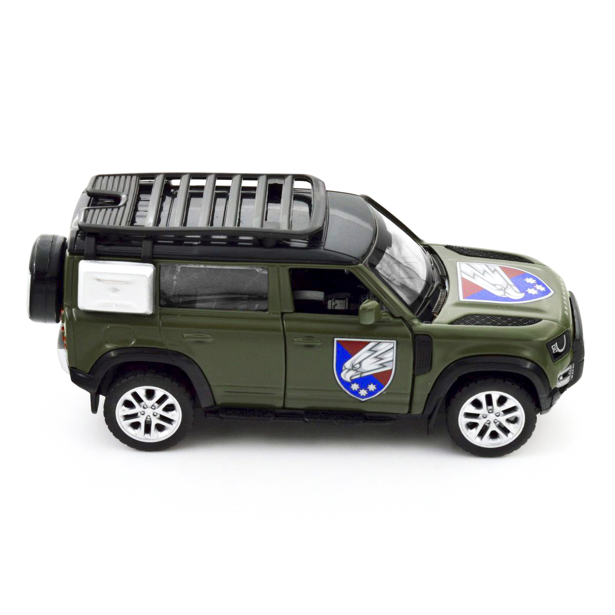 Колекційна модель Land Rover Defender 110 25 ОПДБр Techno Drive 1:43 металева — превʼю 13