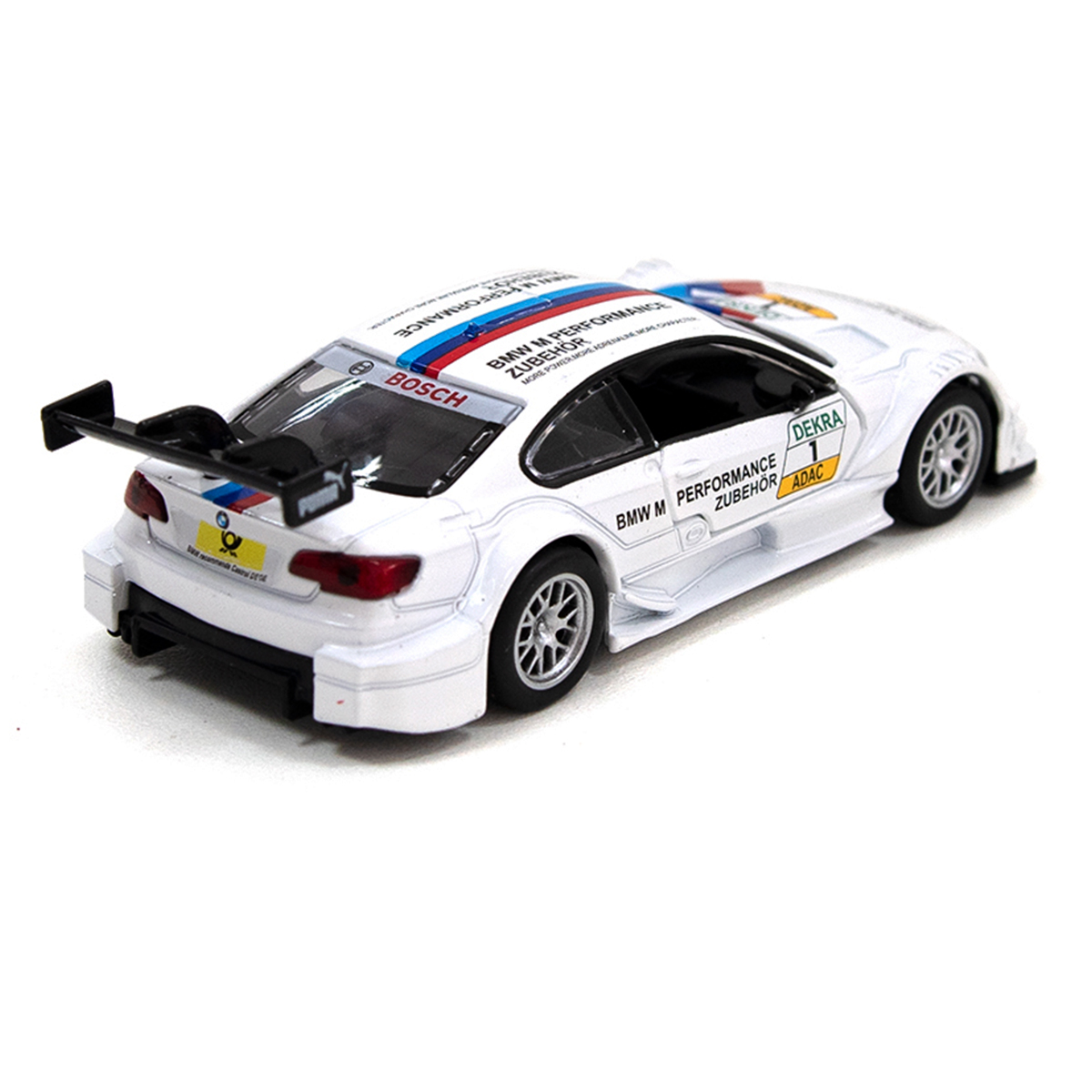 Автомодель BMW M3 DTM TechnoDrive металева з функцією pull-back Біла — превʼю 8