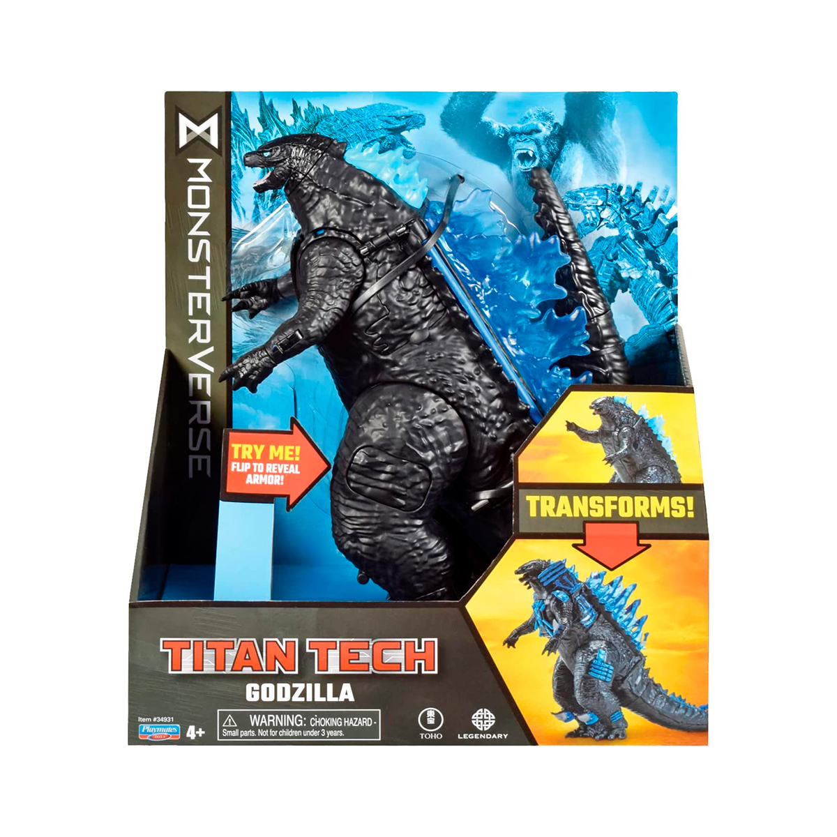Фігурка Godzilla vs Kong Titan Tech Ґодзілла 20 см з трансформацією — превʼю 8