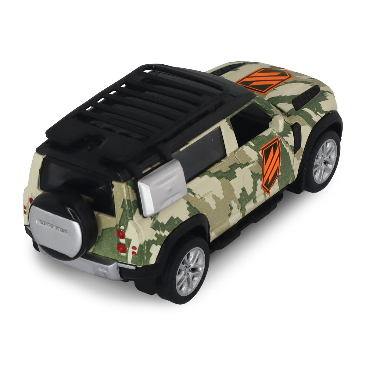 Автомодель TechnoDrive Land Rover Defender 110 3 ОШБр серії Шеврони Героїв 1:43 — превʼю 11