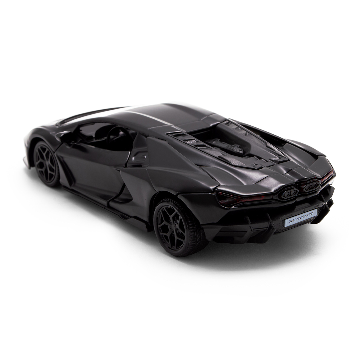Автомодель Lamborghini Revuelto Techno Drive металева 1:39 Матова чорна — превʼю 9