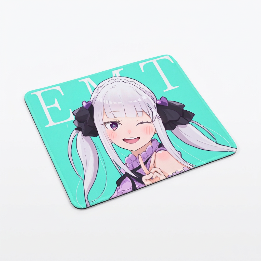 Килимок для миші Життя в альтернативному світі з нуля Re:Zero Kara Hajimeru Isekai Seikatsu Емілія 24*20 см 9731536-04-122