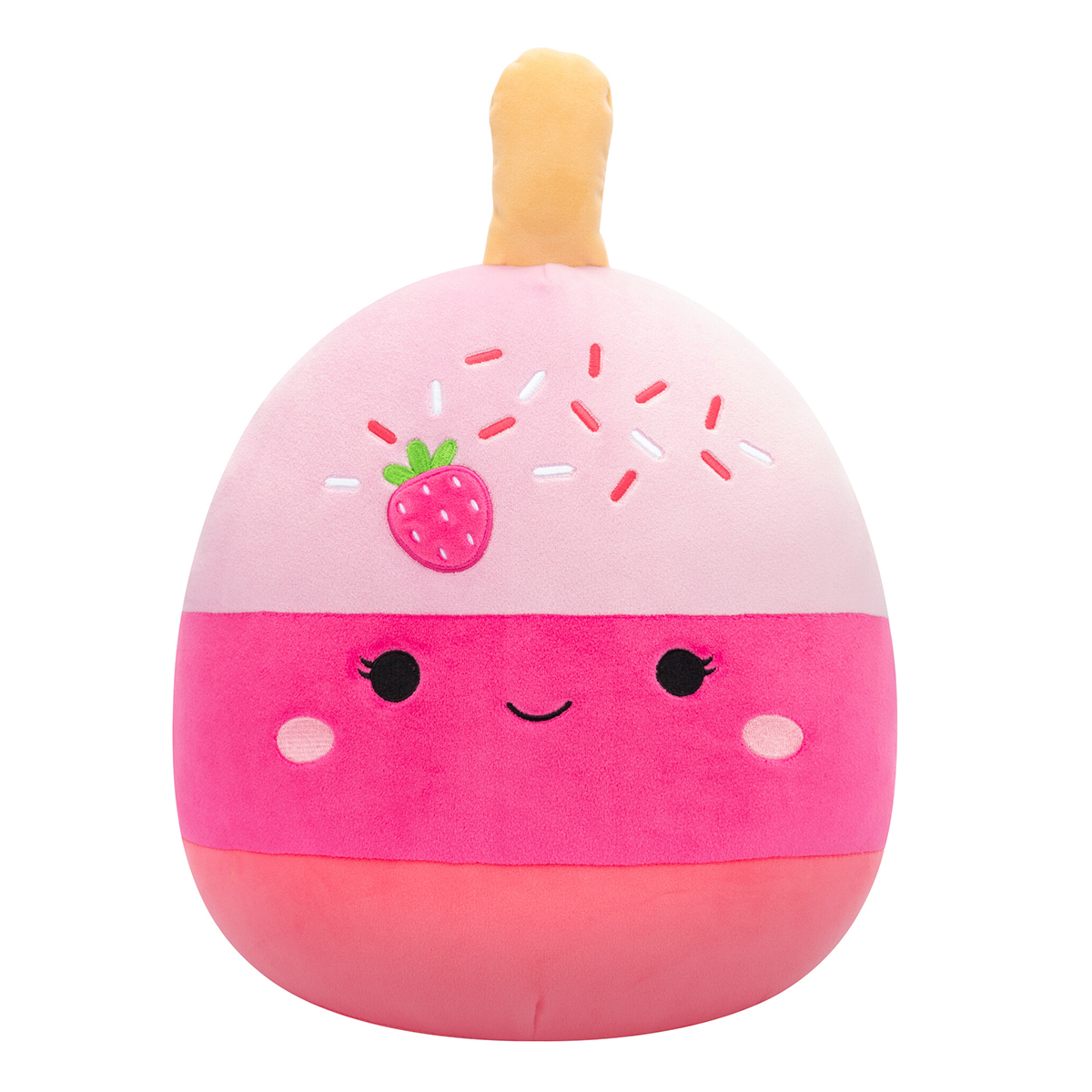 М'яка іграшка Squishmallows — Полуничний кейк-поп Пама (Pam) — 30 см — превʼю 1