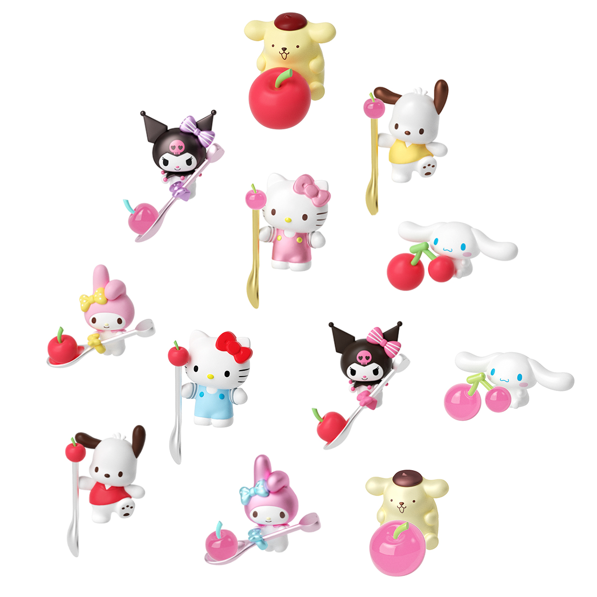 Фігурка-сюрприз Pop Top – Hello Kitty та друзі – 3 см – Вишеньки — превʼю 3