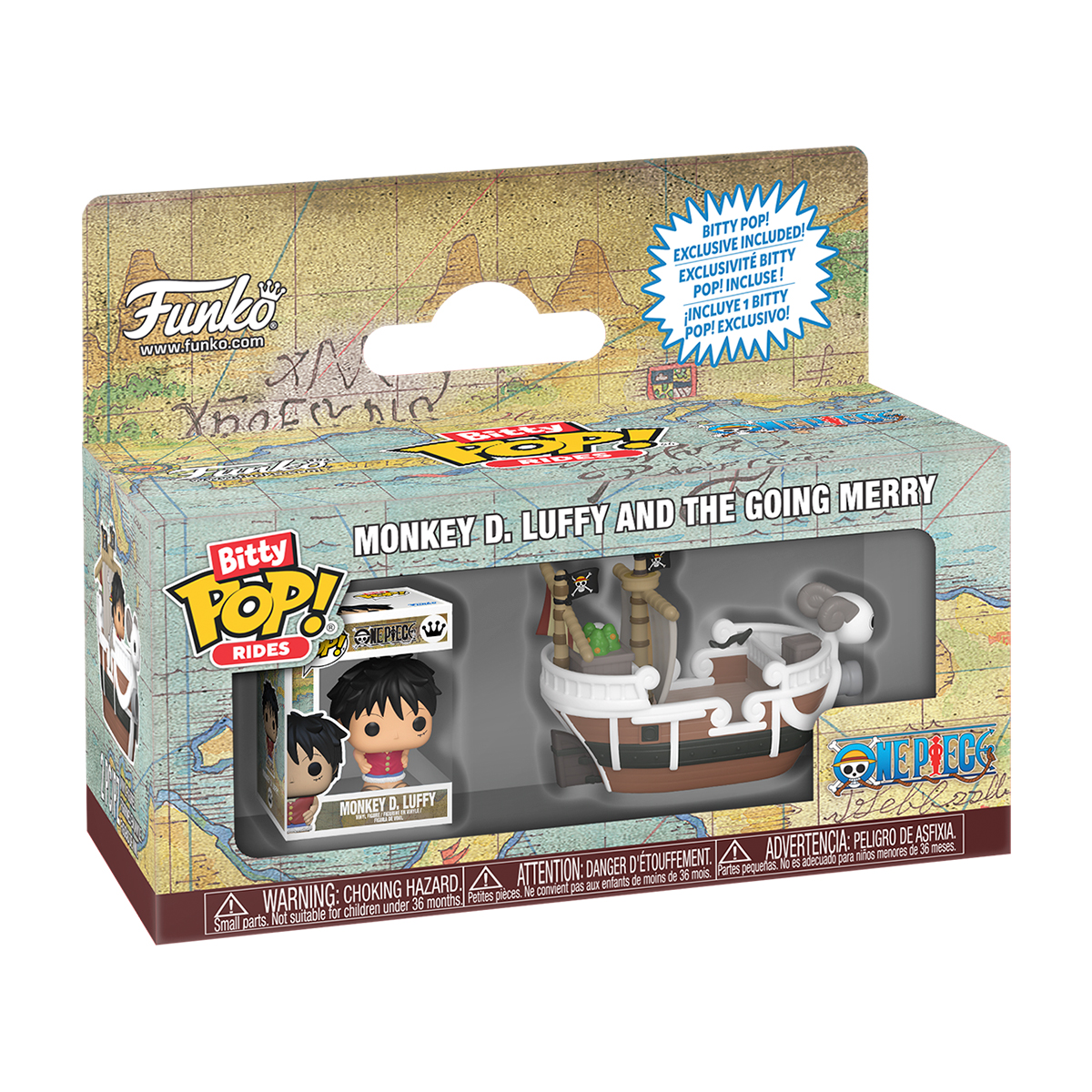 Колекційний набір фігурок Bitty POP Rides Ван Піс - Луффі та Гоінг Меррі Funko