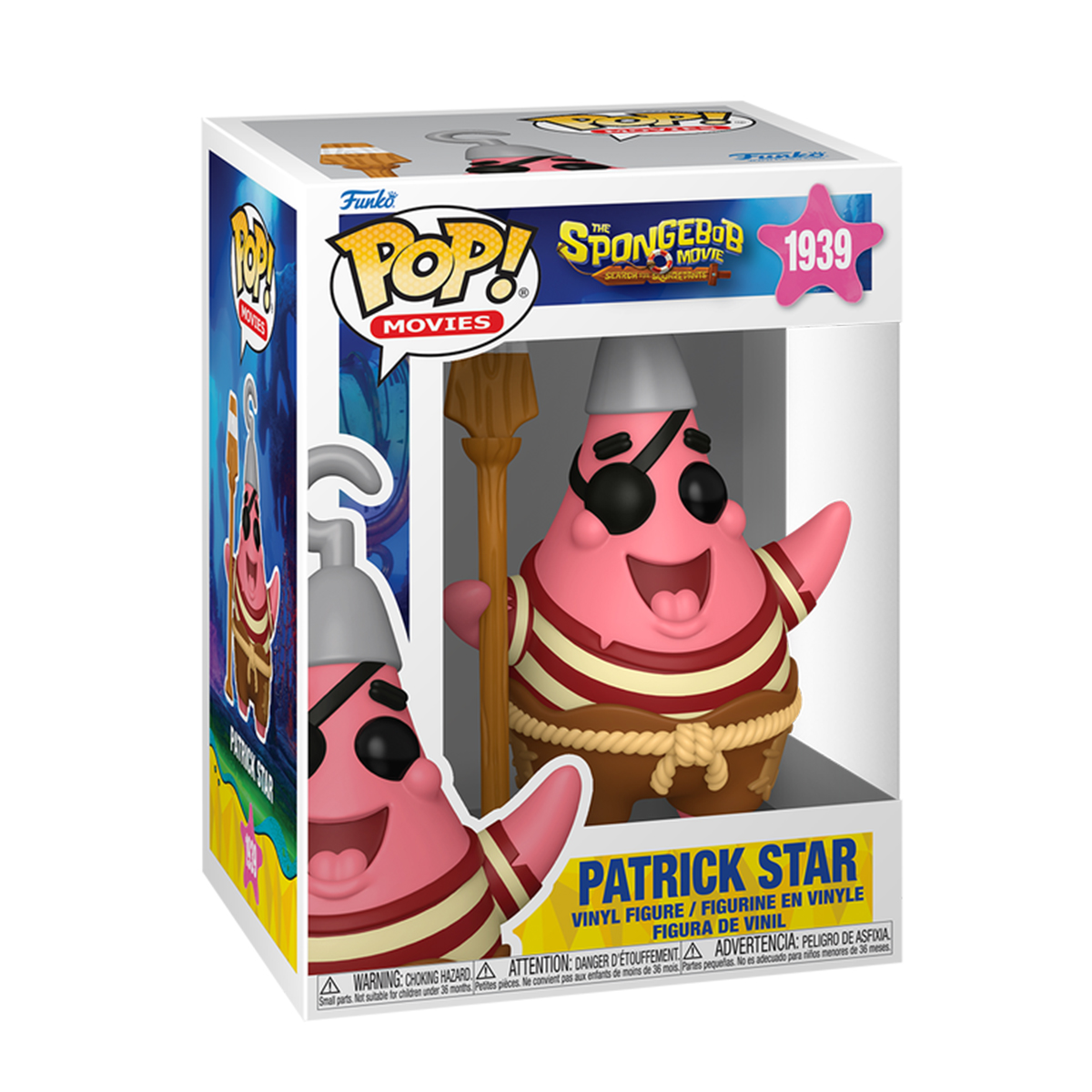Ігрова фігурка Колекційна Funko SpongeBob SquarePants - Patrick Pirate — превʼю 1
