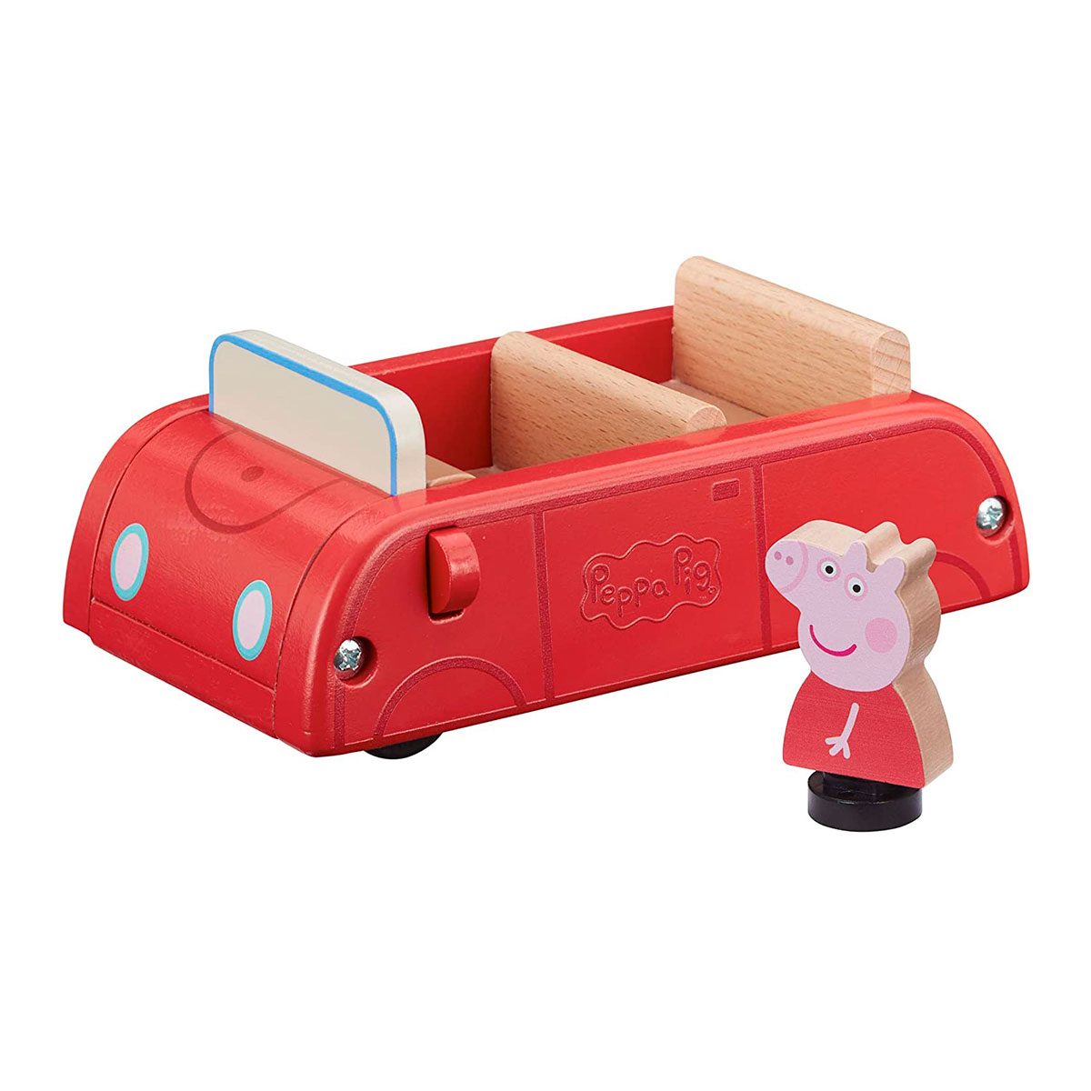 Дерев'яний ігровий набір Машина Пеппи Peppa Pig 15.3x9.7x7 см для малюків — превʼю 2