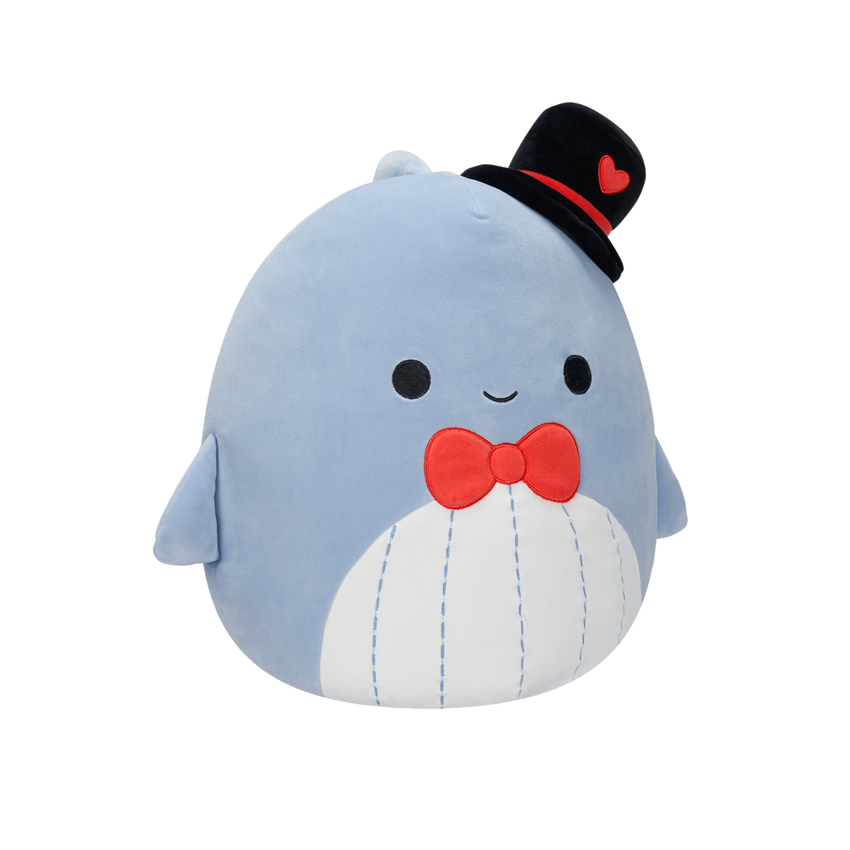 М'яка іграшка Squishmallows — Синій кит Самір (Samir The Blue Whale) — 13 см — превʼю 3