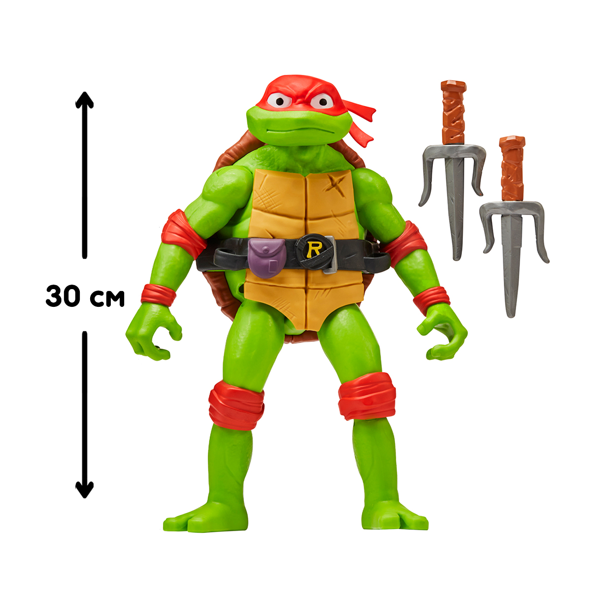Ігрова фігурка TMNT Рафаель Гігант 30 см з аксесуарами — превʼю 3