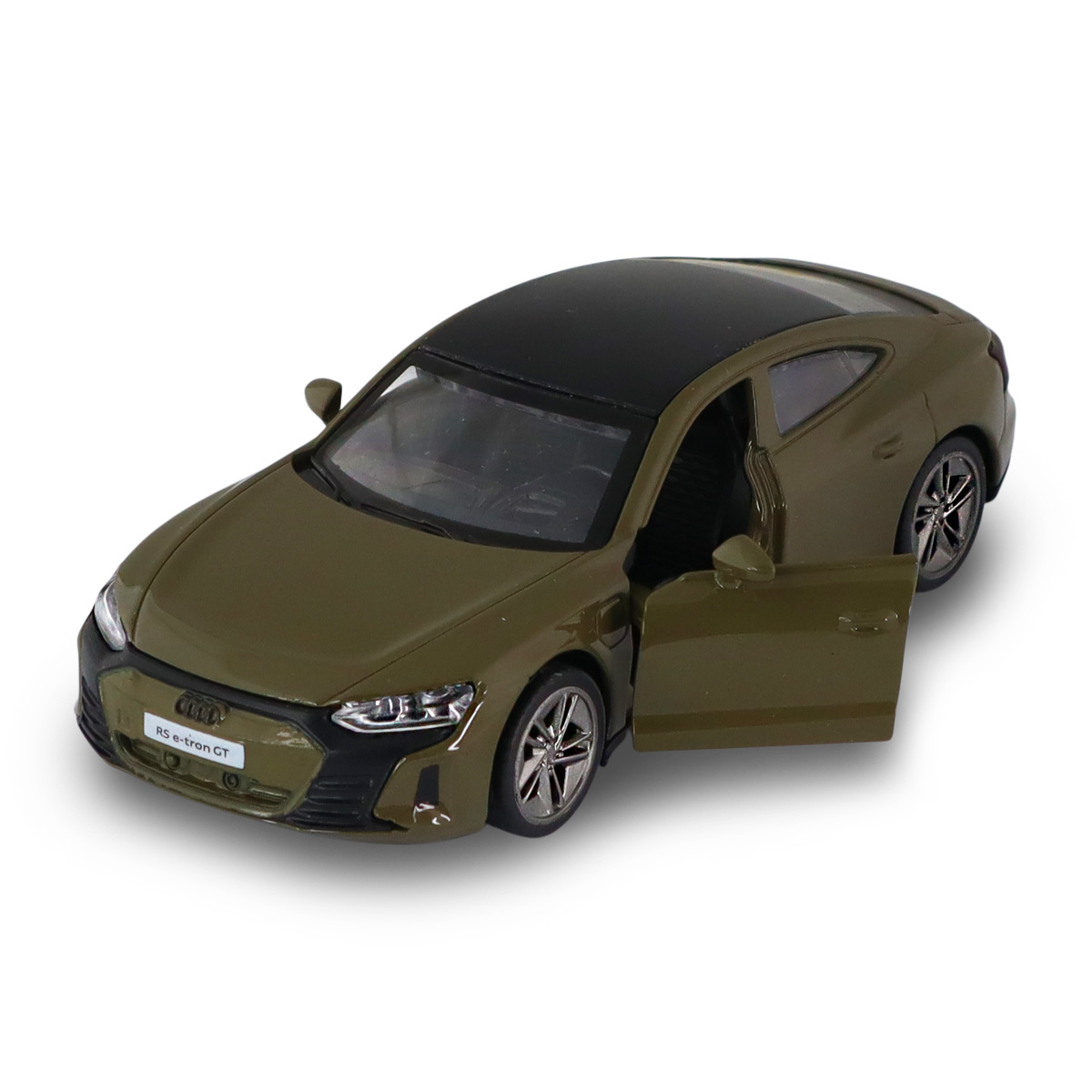 Автомодель Audi RS E-tron GT Techno Drive 1:43 металева з функцією pull back Коричнева — превʼю 15