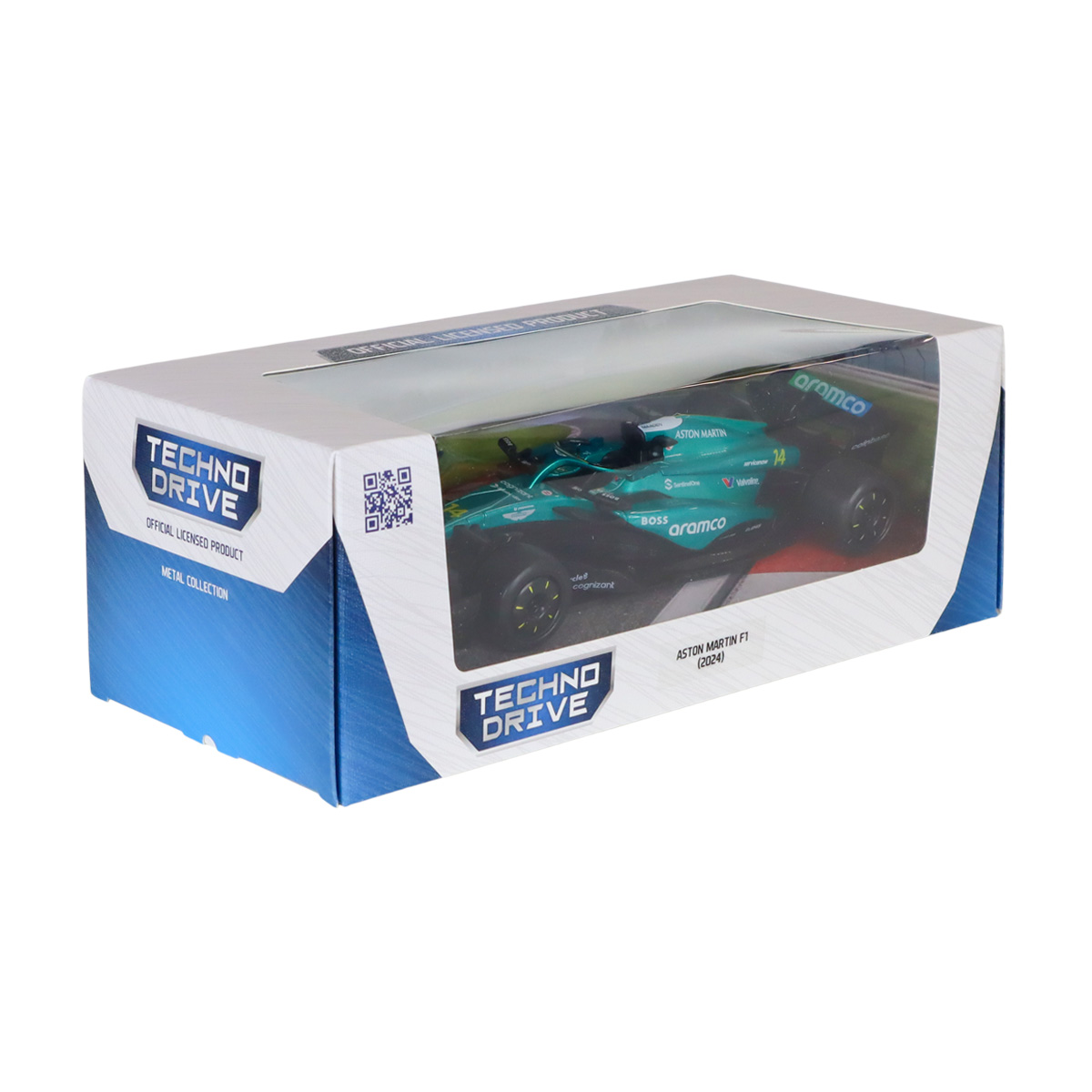 Автомодель Techno Drive Aston Martin F1 2024 металева 1:24 Бірюзова — превʼю 6