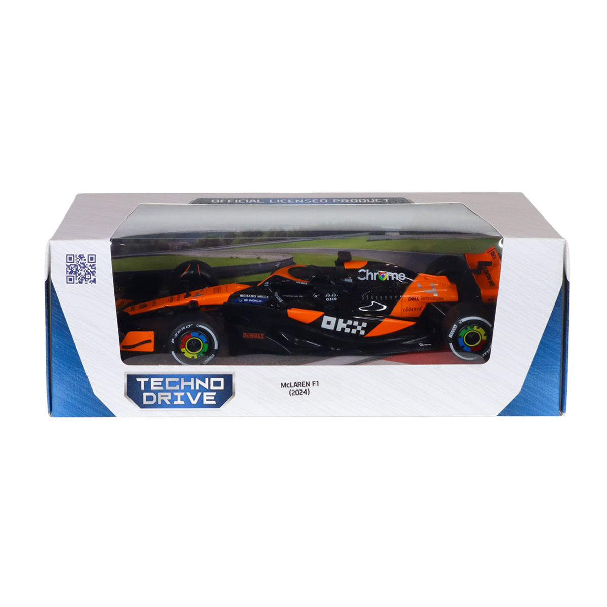 Автомодель McLaren F1 2024 Techno Drive 1:24 Помаранчева — превʼю 5