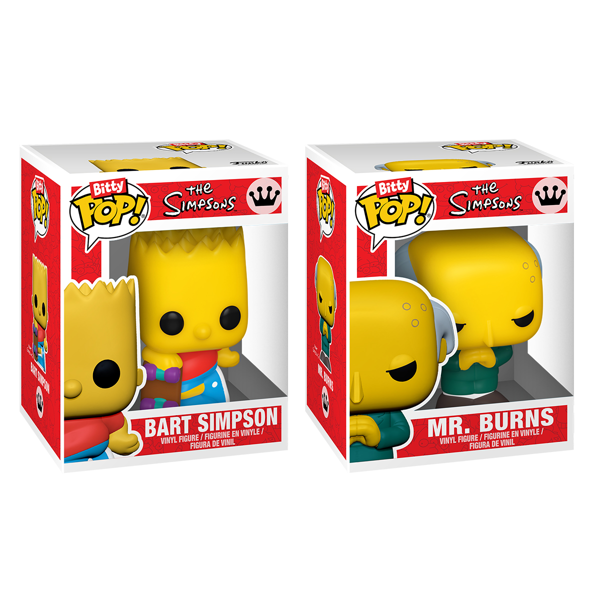Фігурки Funko Bitty Pop — Сімпсони Барт і Містер Бернс (Bart Simpson & Mr. Burns) — 2,3 см — превʼю 2