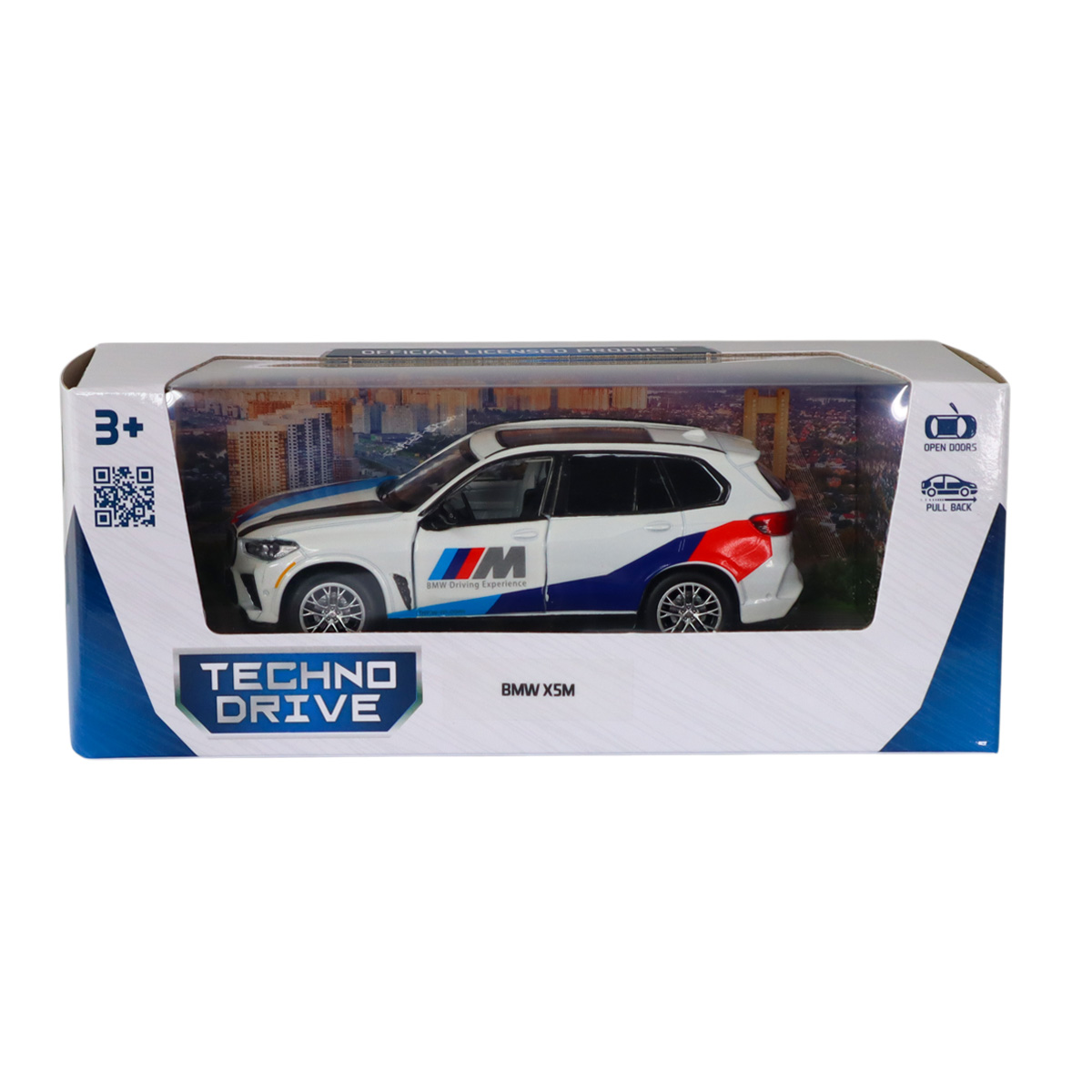 Автомодель BMW X5 M Techno Drive металева 1:43 Біла — превʼю 5