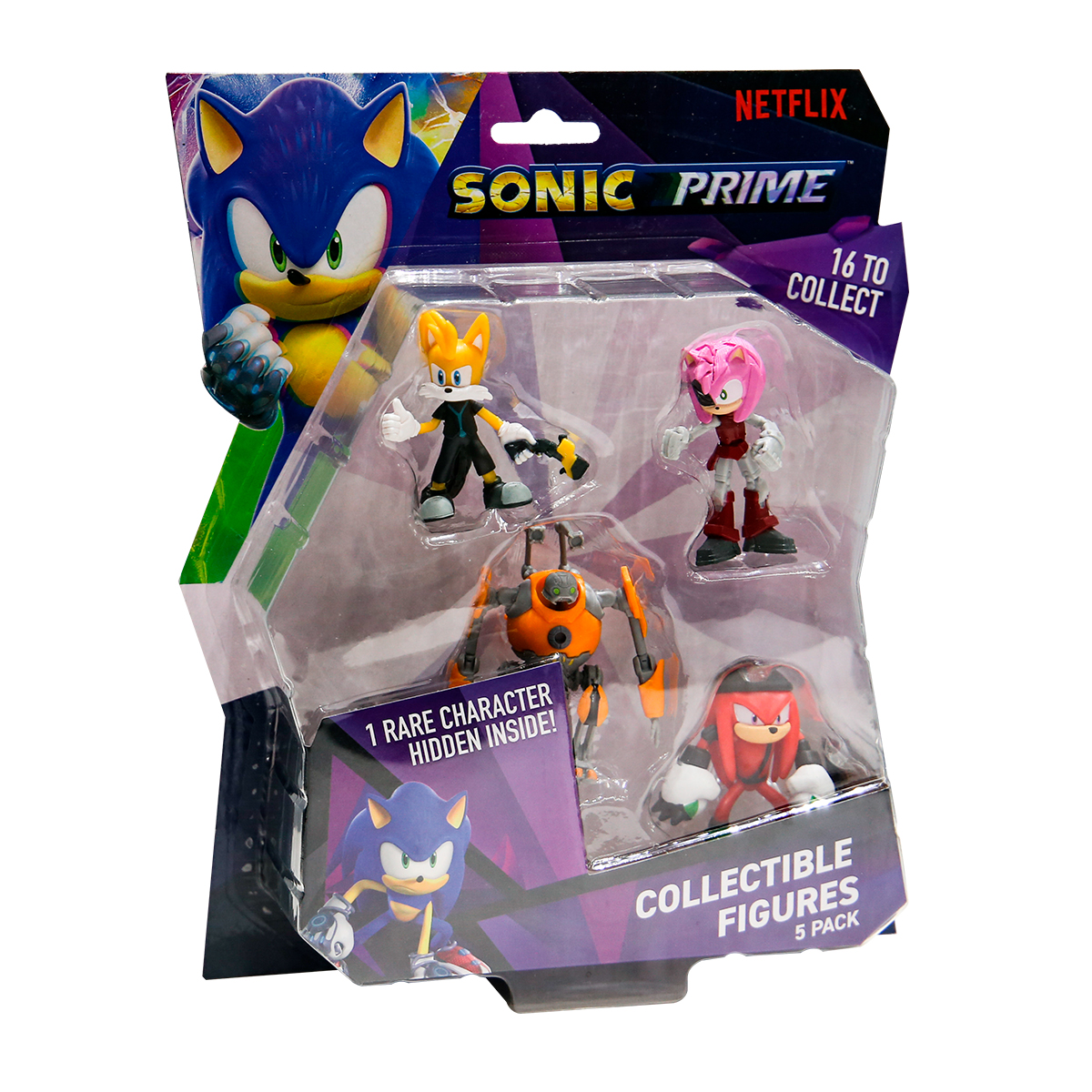 Набір ігрових фігурок Sonic Prime з 5 персонажів 6,5 см — превʼю 1