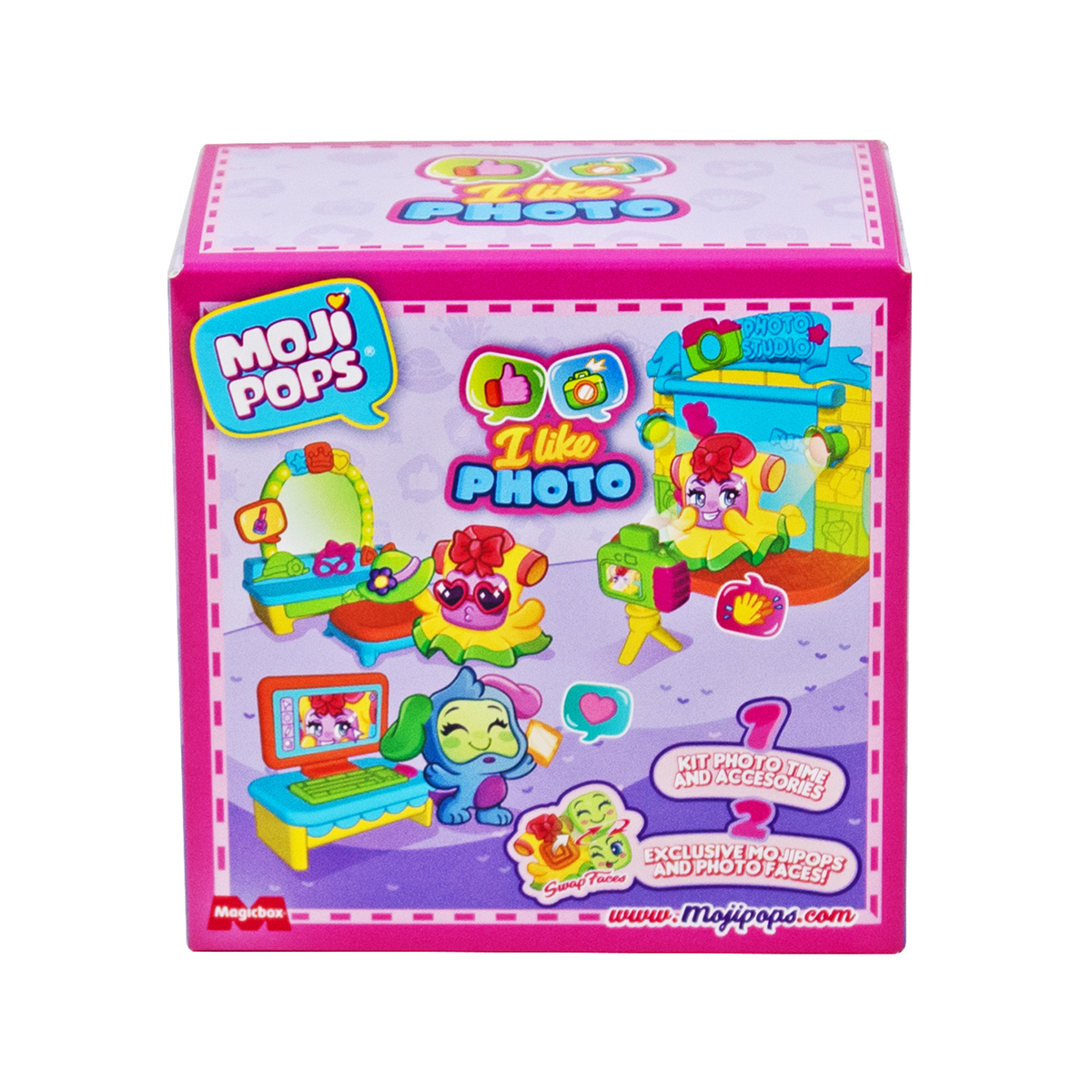 Ігровий набір Фотостудія серії Box I Like Moji Pops з двома фігурками — превʼю 1