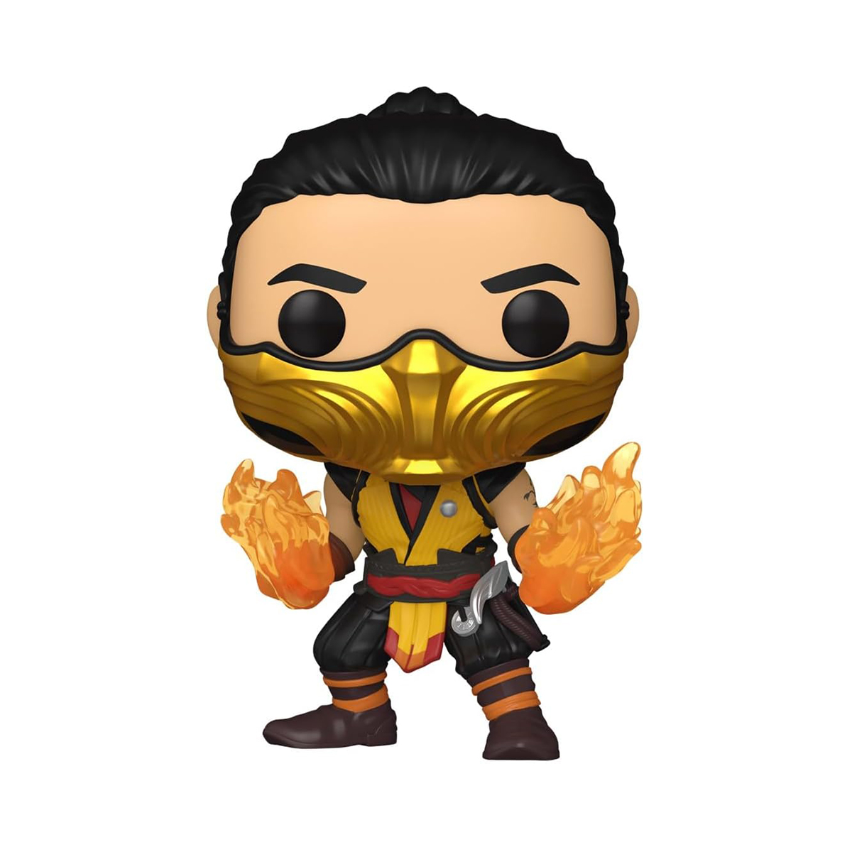 Колекційна ігрова фігурка Mortal Kombat - Scorpion Funko Pop Жовтий — превʼю 2