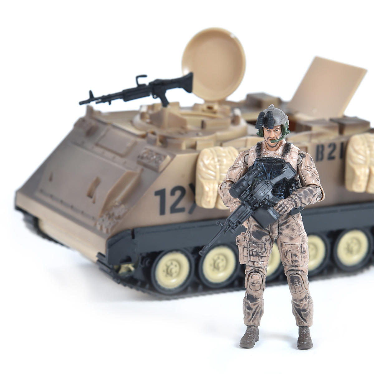 Ігровий набір бронетранспортер Elite Force M113 з фігуркою військового Green — превʼю 5
