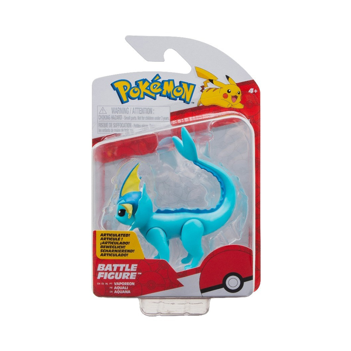 Ігрова фігурка Pokemon W15 - Вапореон 7,6 см