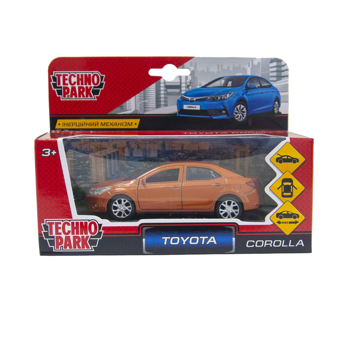 Автомодель Toyota Corolla Techno Drive 1:32 металева — превʼю 15