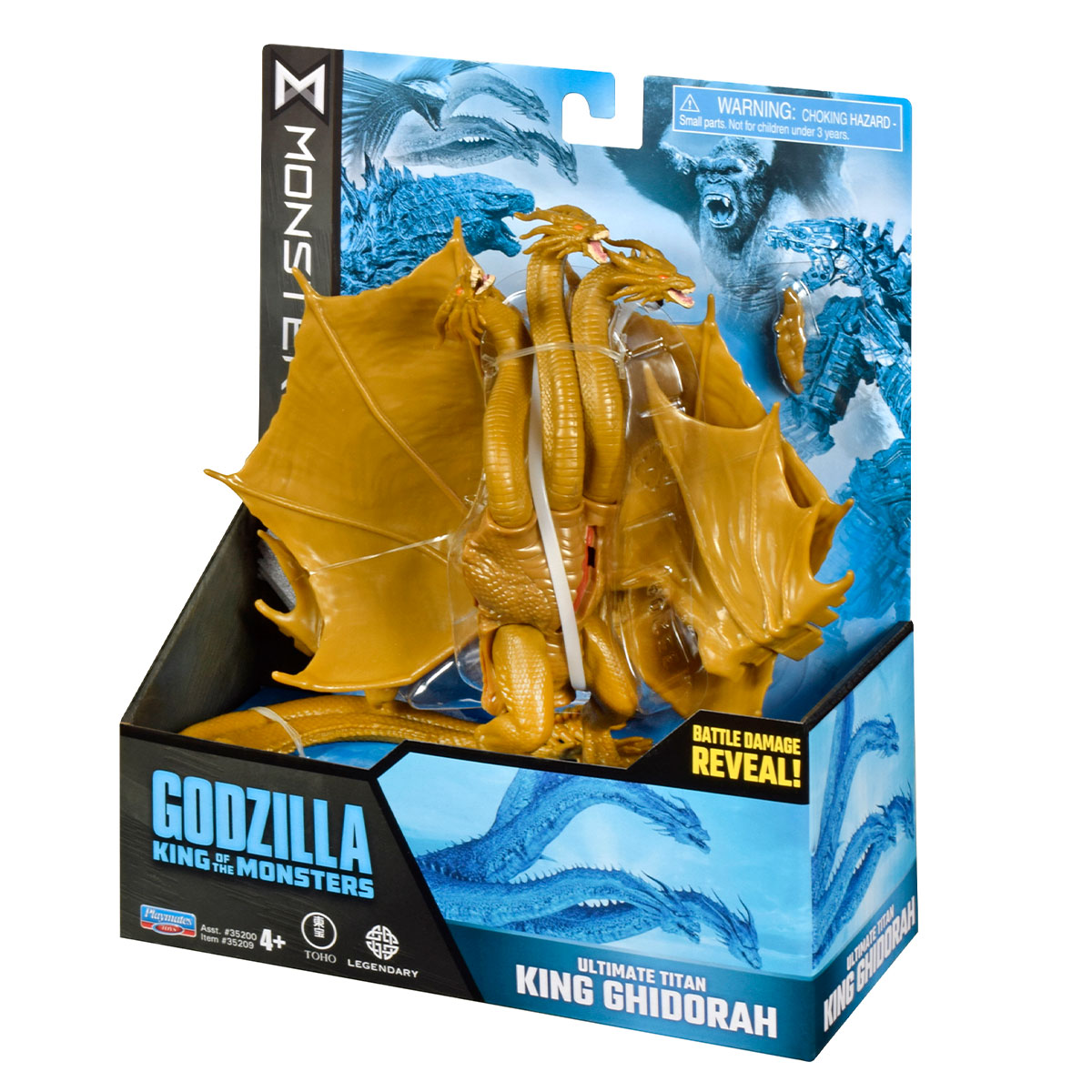 Ігрова фігурка Godzilla vs. Kong Король Гідора 15 см з рухливими частинами — превʼю 3