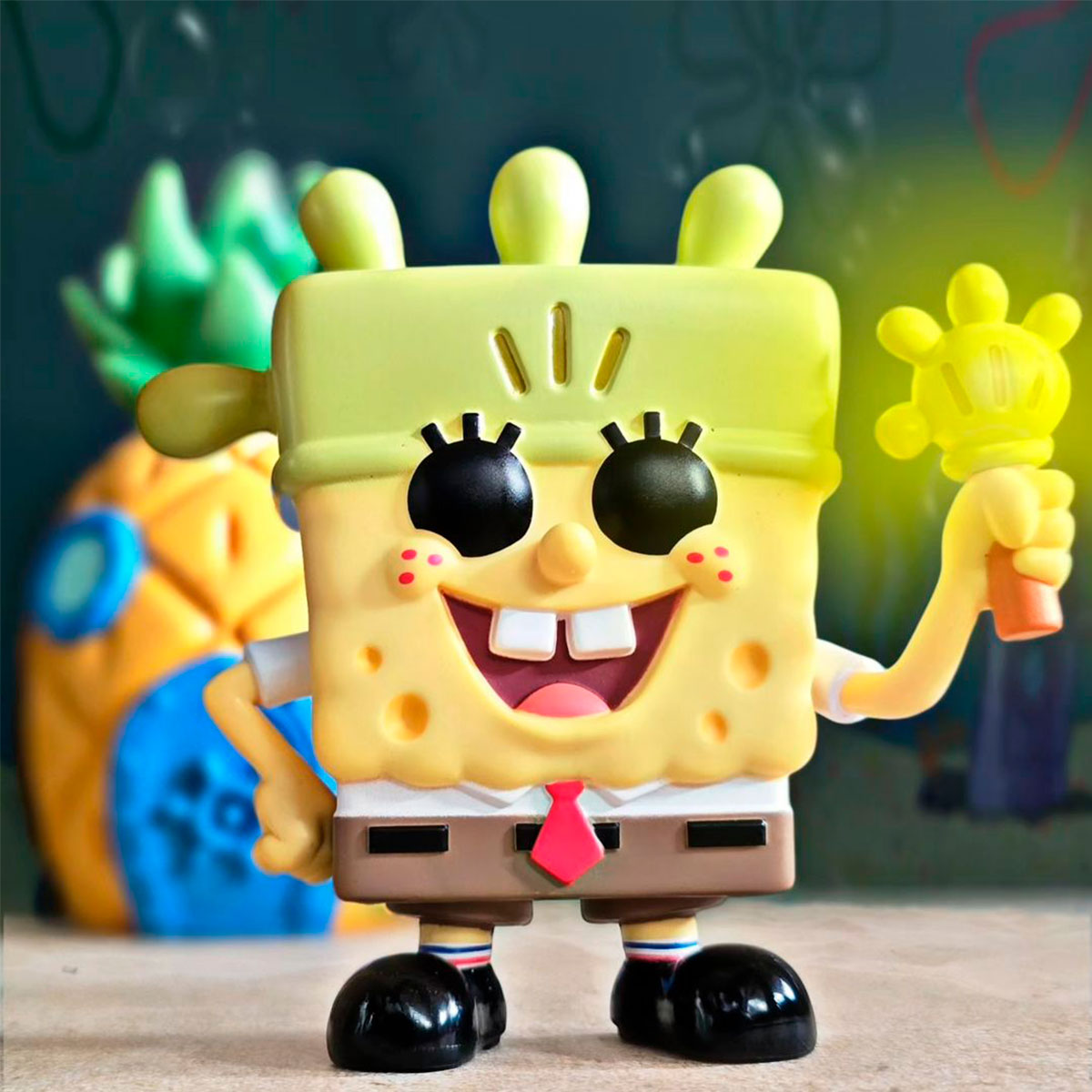 Ігрова фігурка Колекційна Funko POP Губка Боб - SpongeBob з ліхтариком Мульти — превʼю 2